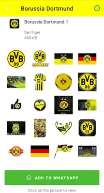 Borussia Dortmund Stickers android App screenshot 2